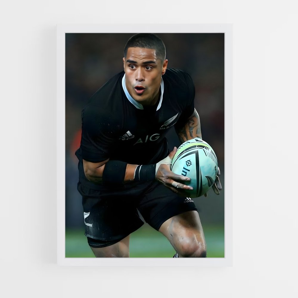 Poster L'Invincible Aaron – affiche Rugby (vue 3)